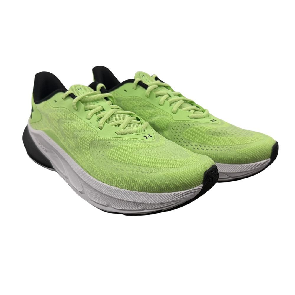 Under Armour UA Turbulence 3 Mens 10 Green Running Shoes Charged 3027414-700